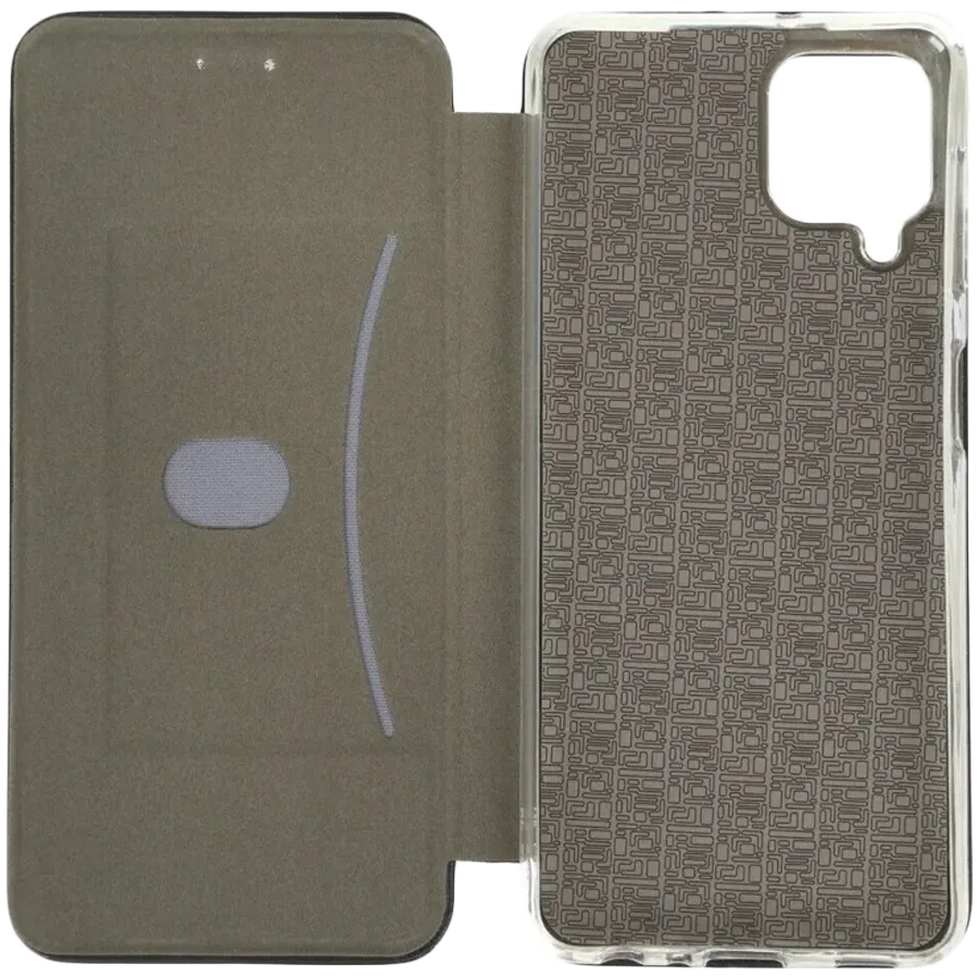 Чехол-книга INVISIBLE PROTECT Leather TPU для Samsung Galaxy A22, Чёрный
