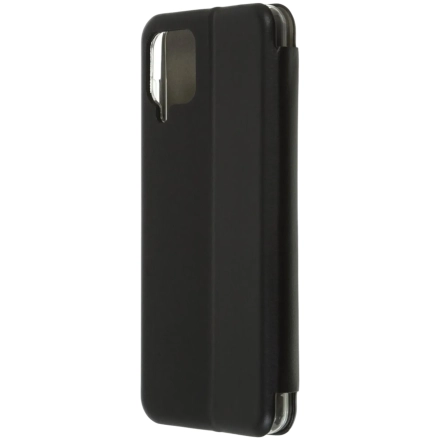 Чехол-книга INVISIBLE PROTECT Leather TPU для Samsung Galaxy A22, Чёрный