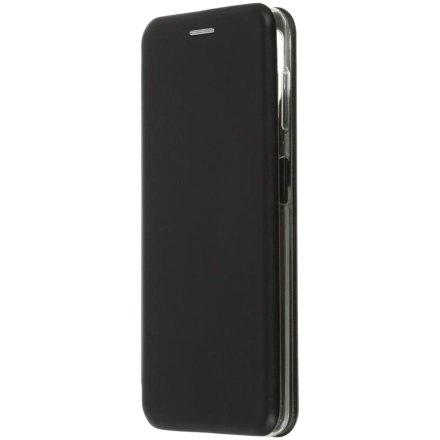 Чехол-книга INVISIBLE PROTECT Leather TPU для Samsung Galaxy A22, Чёрный