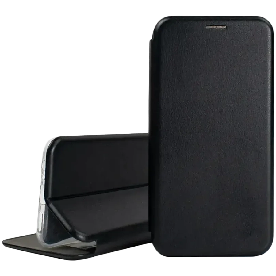 Обложка Smart Cover INVISIBLE PROTECT Leather TPU для Oppo A74, Чёрная