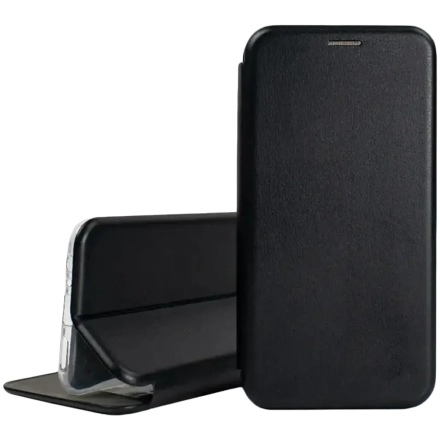 Обложка Smart Cover INVISIBLE PROTECT Leather TPU для Oppo A74, Чёрная