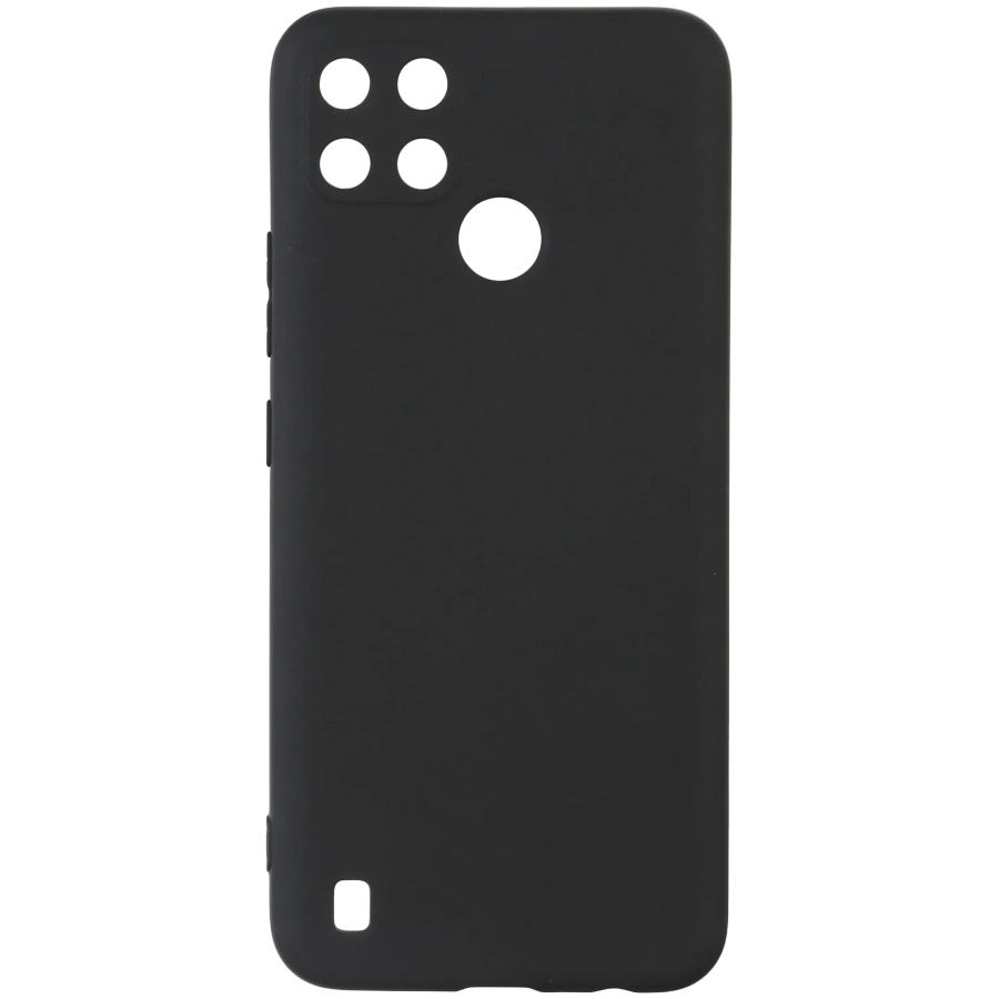 Чехол INVISIBLE PROTECT Armorstandart Matte Slim Fit для Realme C21Y/Realme C25Y, Чёрный