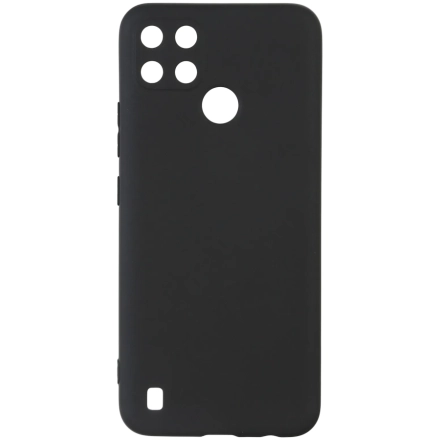 Чехол INVISIBLE PROTECT Armorstandart Matte Slim Fit для Realme C21Y/Realme C25Y, Чёрный