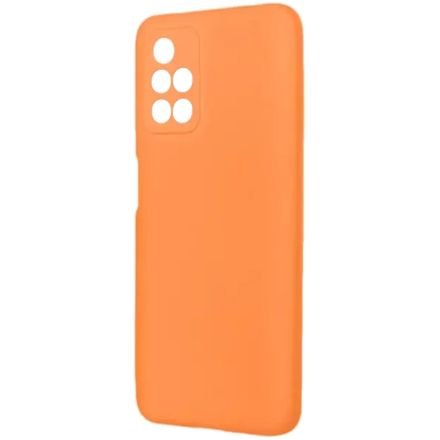 Чохол INVISIBLE PROTECT Rainbow силіконовий для Xiaomi Redmi 10, Помаранчевий