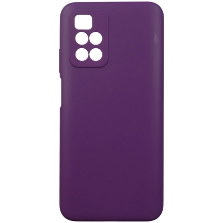 Чехол INVISIBLE PROTECT Original Soft для Xiaomi Redmi 10, Пурпурный