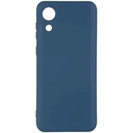 Чехол INVISIBLE PROTECT Original Soft для Samsung Galaxy A03 Core, Тёмно-синий