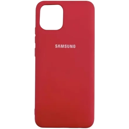 Чехол INVISIBLE PROTECT Original Soft для Samsung Galaxy A03, Красный