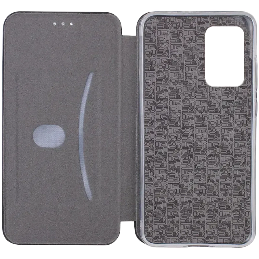 Чехол-книга INVISIBLE PROTECT Leather TPU для Samsung Galaxy A33, Чёрный