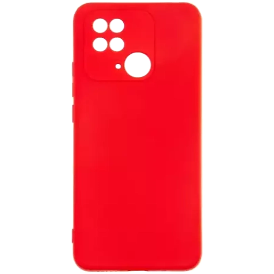 Чехол INVISIBLE PROTECT Original Soft для Xiaomi Redmi 10C, Красный