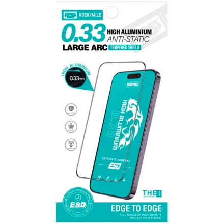Защитное стекло OTHER BRANDS ROCKYMILE Large ARC Glass для iPhone 15 Pro