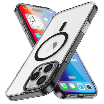 Чехол MOCOME MagSafe с MagSafe для iPhone 15 Pro Max, Чёрный