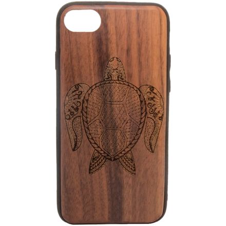 Чехол CASE Wood  для iPhone SE (3-го поколения)/SE (2-го поколения), Walnut Turtle