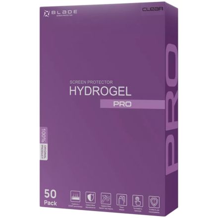Захисна плівка BLADE BLADE Hydrogel Screen Protection PRO (Edge Display) (clear glossy), Глянцева, Прозорий