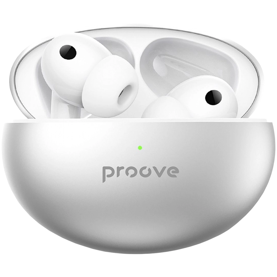 Беспроводные наушники PROOVE Thunder Buds TWS with ANC, Серебристый