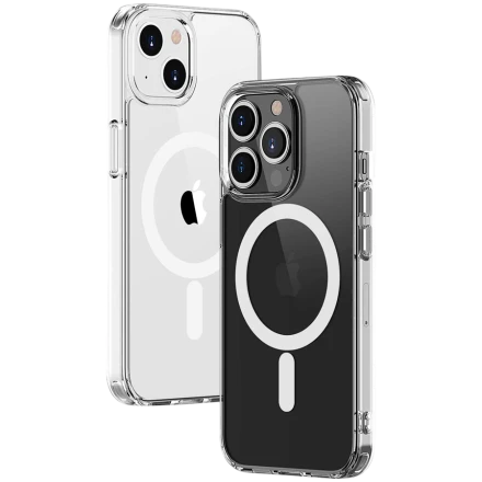 Case BREEZY Crystal Clear Magsafe with MagSafe for iPhone 12 Pro Max, Clear