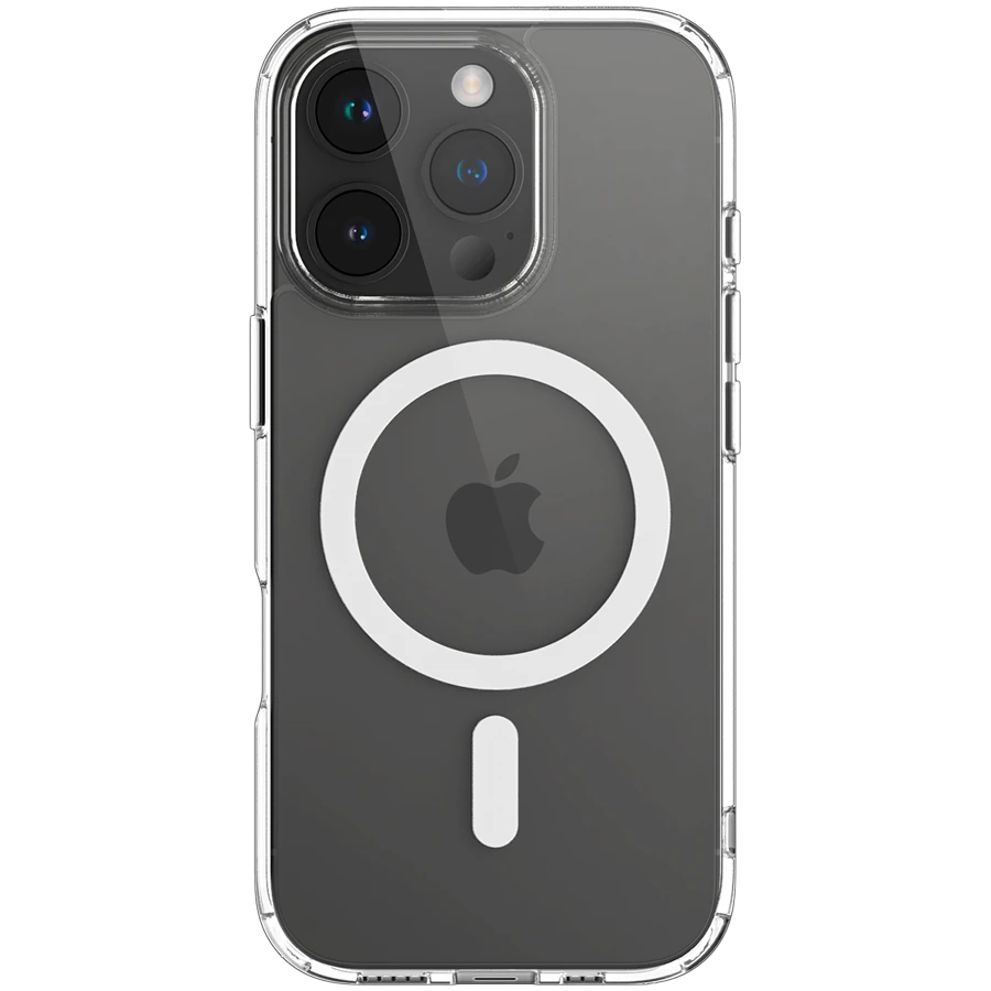 Case BREEZY Crystal Clear Magsafe with MagSafe for iPhone 15 Pro Max, Clear