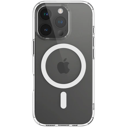 Case BREEZY Crystal Clear Magsafe with MagSafe for iPhone 16 Pro Max, Clear