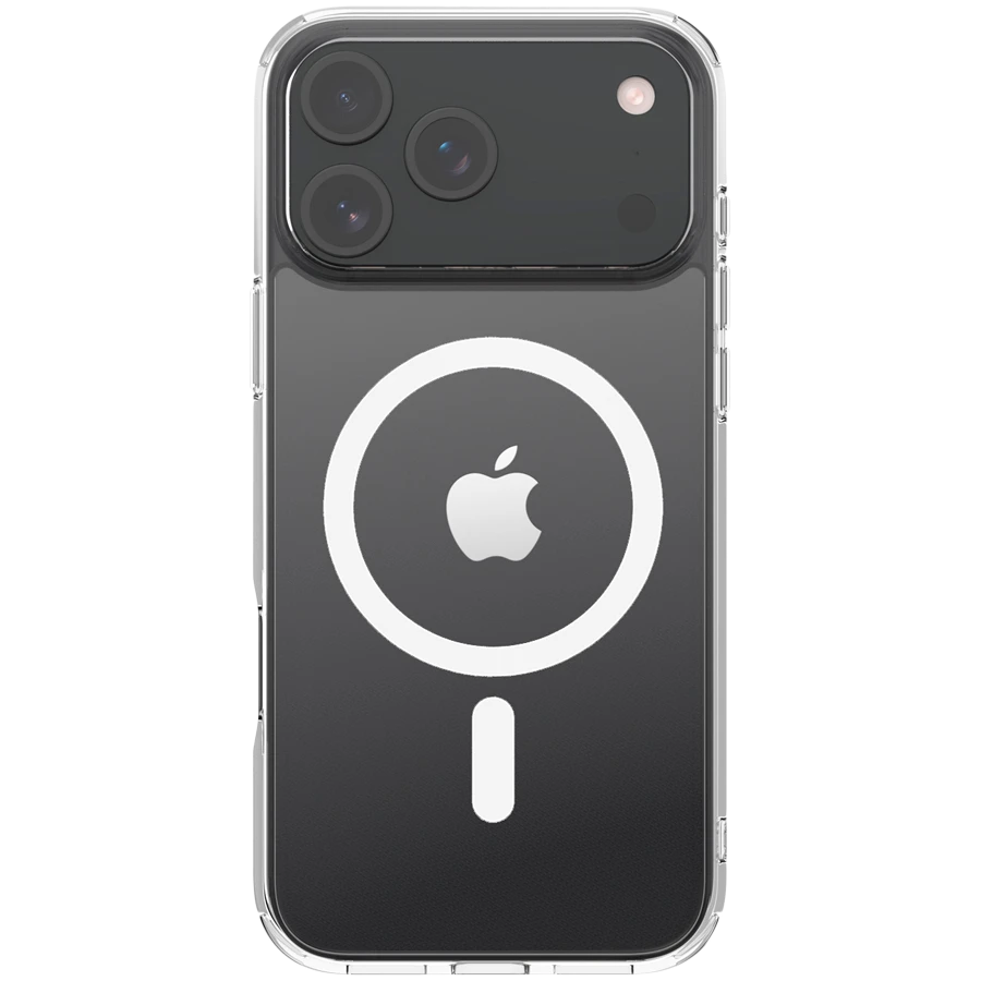 Case BREEZY Crystal Clear Magsafe with MagSafe for iPhone 17 Pro, Clear