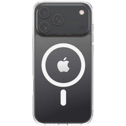 Чехол BREEZY Crystal Clear Magsafe с MagSafe для iPhone 17 Pro, Прозрачный