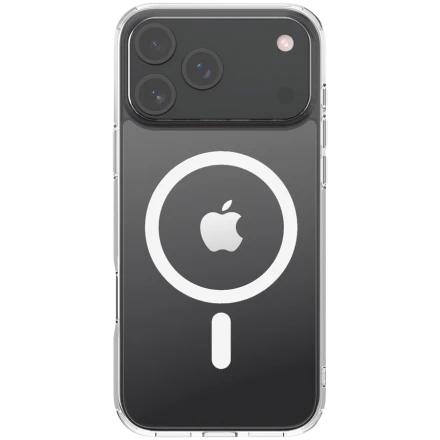 Case BREEZY Crystal Clear Magsafe with MagSafe for iPhone 17 Pro, Clear