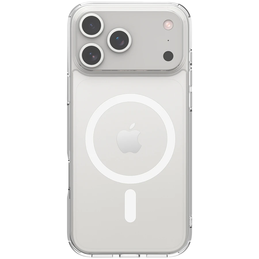 Case BREEZY Crystal Clear Magsafe with MagSafe for iPhone 17 Pro Max, Clear