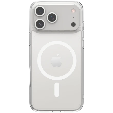 Case BREEZY Crystal Clear Magsafe with MagSafe for iPhone 17 Pro Max, Clear