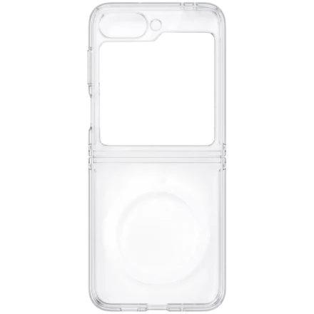 Case BREEZY Crystal Clear Magsafe with MagSafe for Samsung Galaxy Z Flip 6, Clear