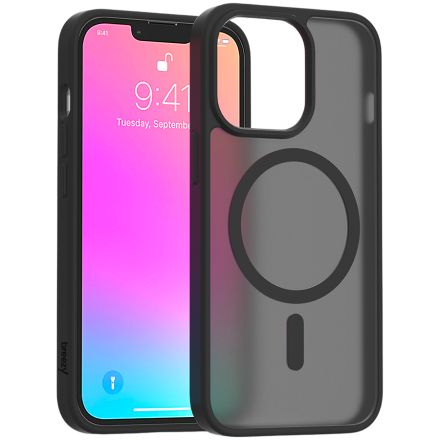 Чехол BREEZY Premium Matt Phone для iPhone 13 Pro, Чёрный