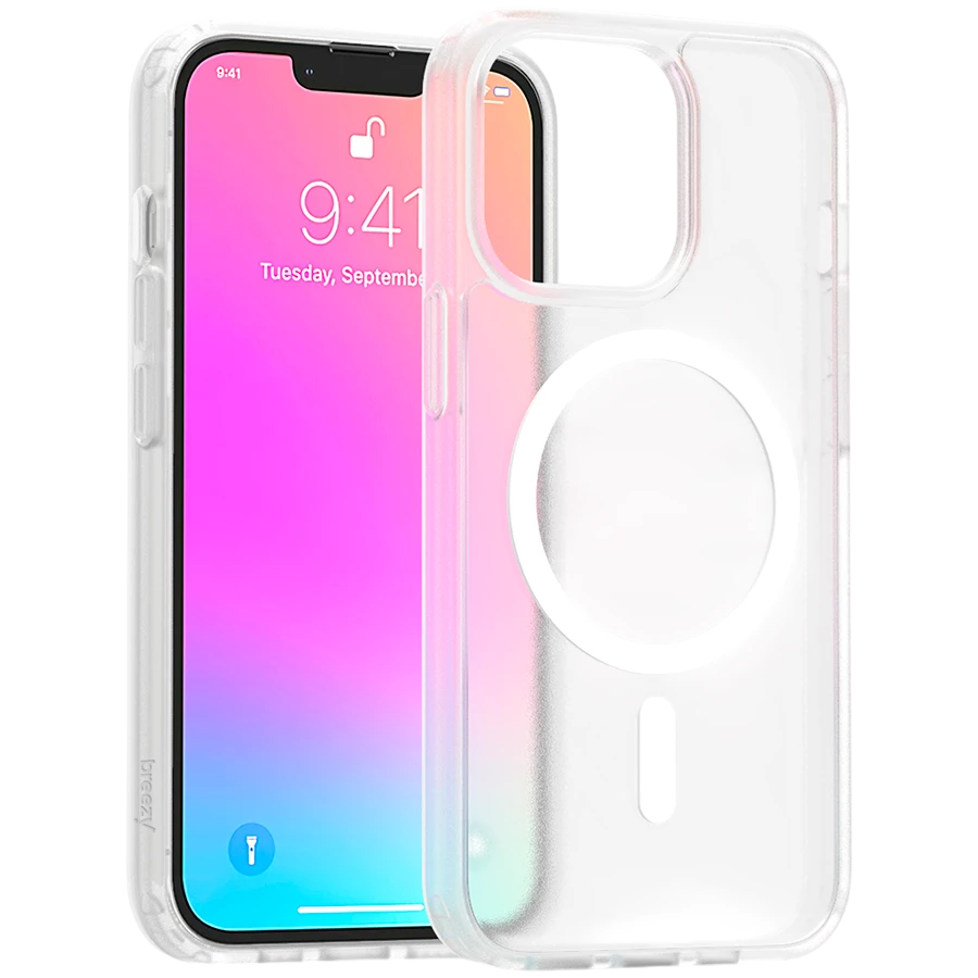 Case BREEZY Premium Matt Phone for iPhone 13 Pro, White
