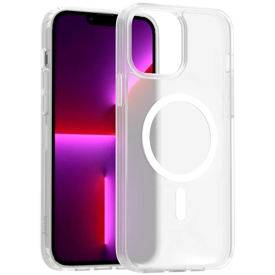 Case BREEZY Premium Matt Phone for iPhone 13 Pro Max, White