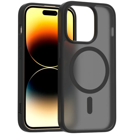 Case BREEZY Premium Matt Phone for iPhone 14 Pro, Black