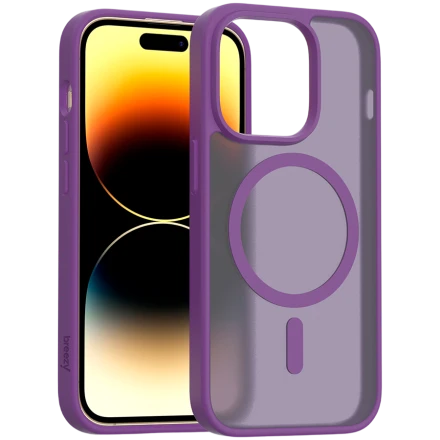 Case BREEZY Premium Matt Phone for iPhone 14 Pro, Violet