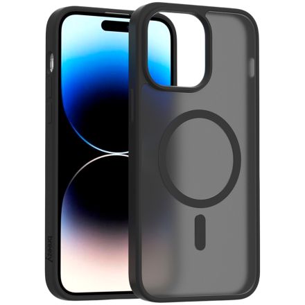 Case BREEZY Premium Matt Phone for iPhone 14 Pro Max, Black