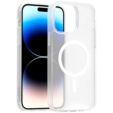 Case BREEZY Premium Matt Phone for iPhone 14 Pro Max, White