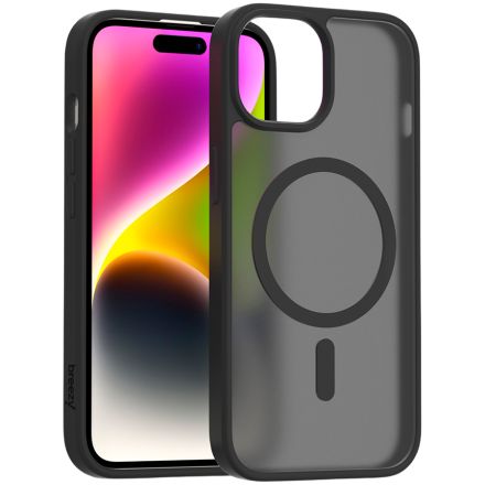 Case BREEZY Premium Matt Phone for iPhone 15, Black