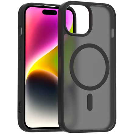 Case BREEZY Premium Matt Phone for iPhone 15, Black