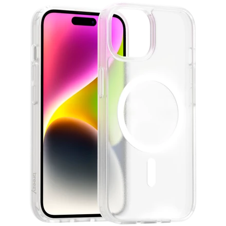 Case BREEZY Premium Matt Phone for iPhone 15, White