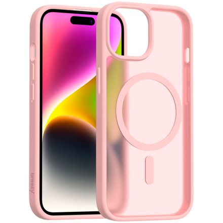 Чехол BREEZY Premium Matt Phone для iPhone 15, Персиковый