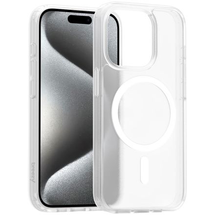Case BREEZY Premium Matt Phone for iPhone 15 Pro, White