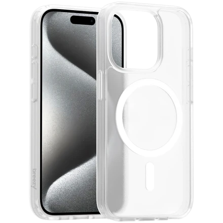Case BREEZY Premium Matt Phone for iPhone 15 Pro, White
