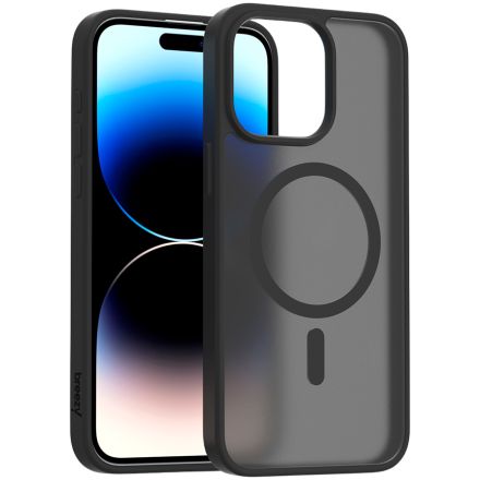 Case BREEZY Premium Matt Phone for iPhone 15 Pro Max, Black