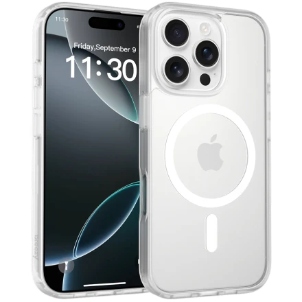 Case BREEZY Premium Matt Phone for iPhone 16 Pro, White
