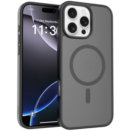 Case BREEZY Premium Matt Phone for iPhone 16 Pro Max, Black