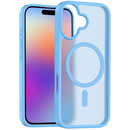 Чехол BREEZY Premium Matt Phone для iPhone 17, Небесно-голубой