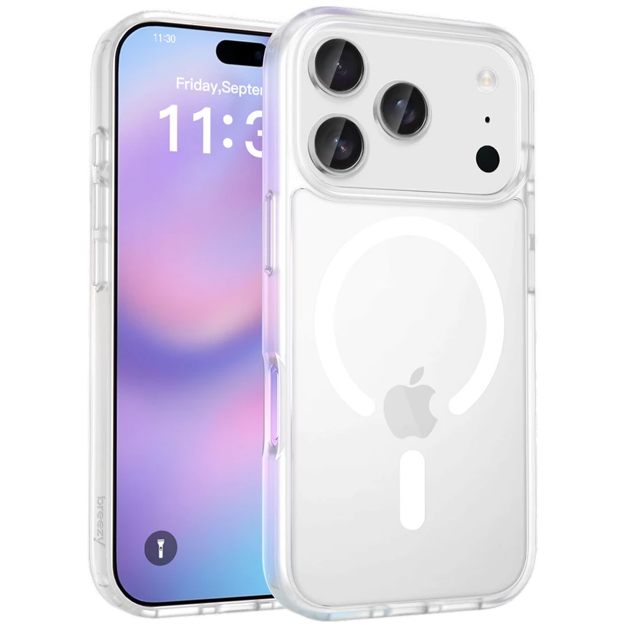 Case BREEZY Premium Matt Phone for iPhone 17 Pro, White