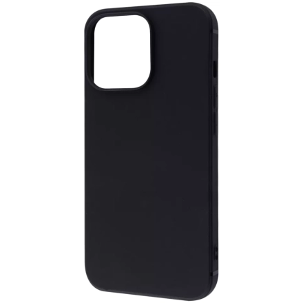 Чехол WXD Силикон 0.5 mm для iPhone 13, Black Matte