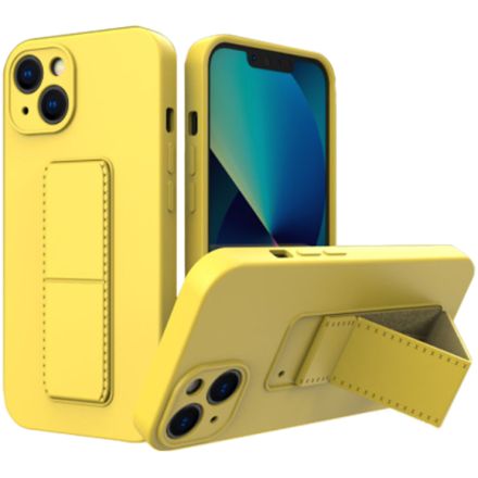 Чехол BINGO Stand  для iPhone 14, Желтый