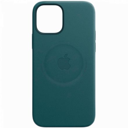 Чехол BINGO Leather Magsafe с MagSafe для iPhone 13, Smoky Green