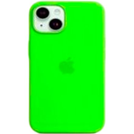 Чехол BINGO Силиконовый для iPhone 15 Plus, Зеленый