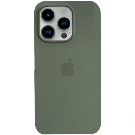 Чехол BINGO Силиконовый с MagSafe для iPhone 15 Pro, Оливковый
